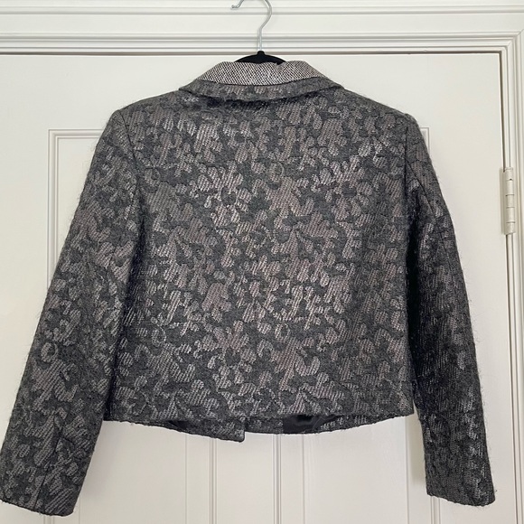 Proenza Schouler metallic gray cropped jacket - Picture 6 of 14